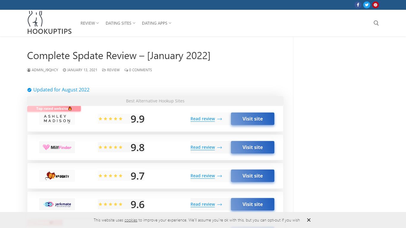 Brand-New Spdate Site For Adults Review for January 2022 - HookupTips